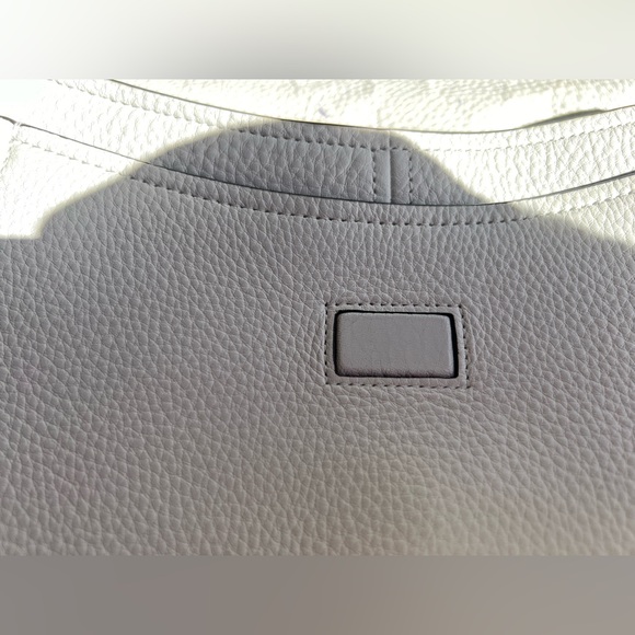 Stuart Weitzman White Leather Shoulder Crossbody Bag - Picture 4 of 6